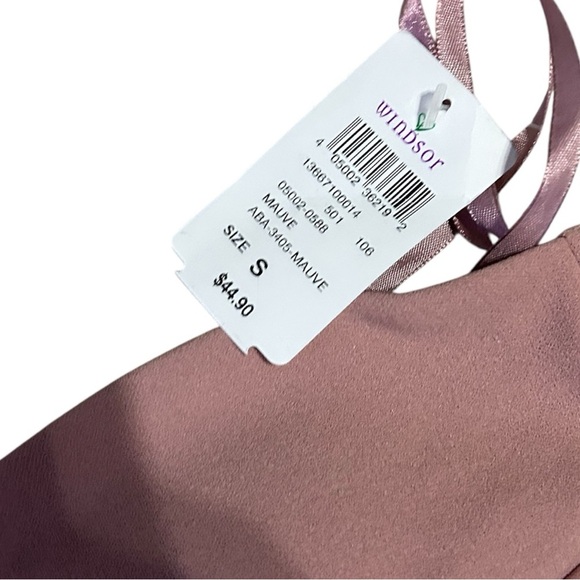 Windsor One Shoulder Mauve Dress - Picture 2 of 4